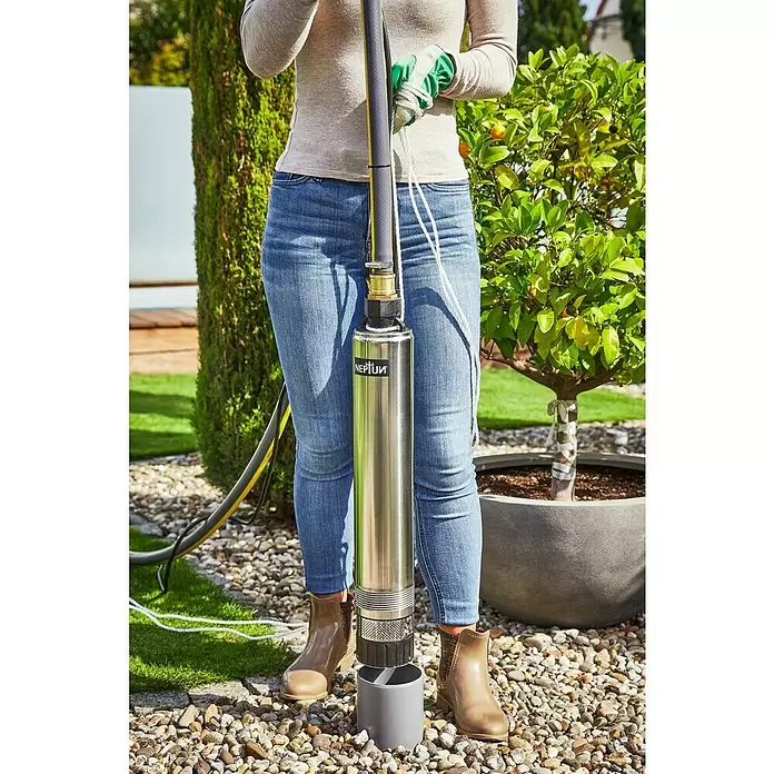 Neptun Tlačna potopna pumpa NTP-E 100 - 1.000 W, Maksimalni protok: 6.500 l/h - Proizvod u upotrebi