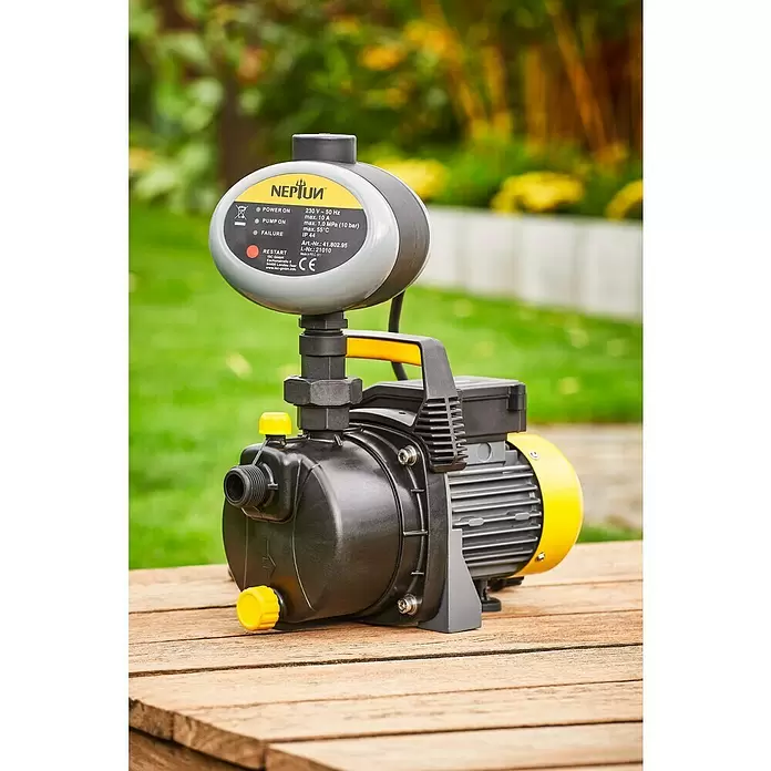 Neptun Kućna pumpa za vodu NHA-E 68 - Maksimalni protok: 3.800 l/h, Maksimalni tlak: 3,6 bar - Živopisni prikaz
