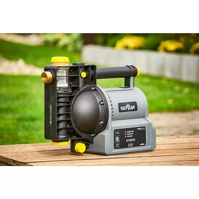 Neptun Kućna pumpa za vodu NHA-E 120 - 1.200 W, Maksimalni protok: 4.600 l/h, Maksimalni tlak: 5 bar - Živopisni prikaz