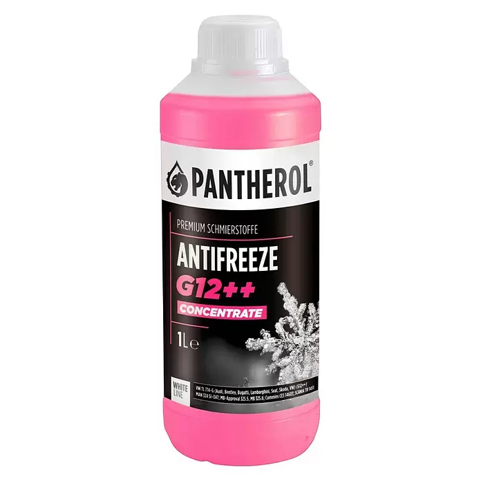 Antifriz G12++ - 1 l, Roze boje - Pogled sprijeda
