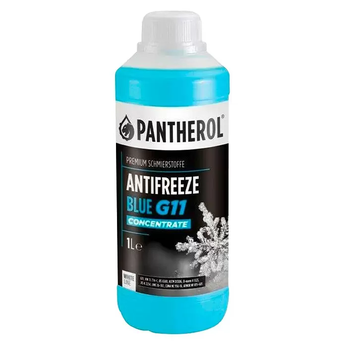 Antifriz G11 - 1 l, Plave boje - Pogled sprijeda