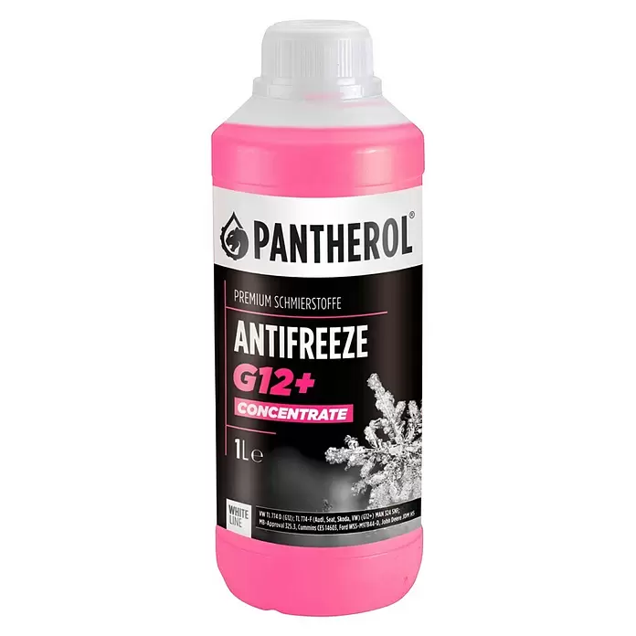 Antifriz G12+ - 1 l, Roze boje - Pogled sprijeda