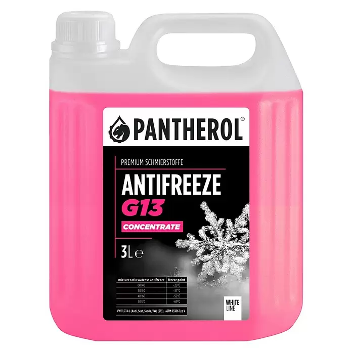Antifriz G13 - 3 l, Roze boje - Pogled sprijeda