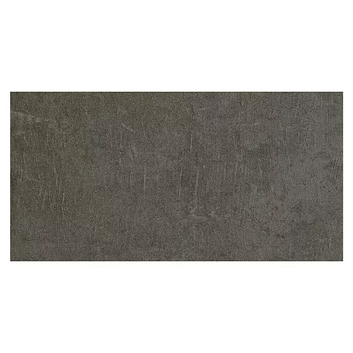 Feinsteinzeugfliese Draft - 30 x 60 cm, Dark, Matt - Vorderansicht