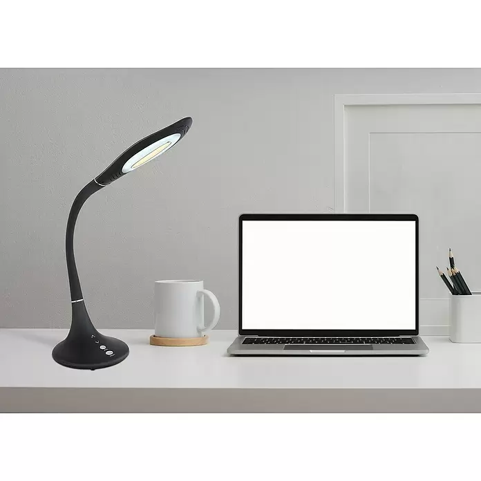 Globo LED-Tischleuchte PATTAYA - 9 W, L x B x H: 17,9 x 17,9 x 34,6 cm, Kaltweiß - Stimmungsaufnahme