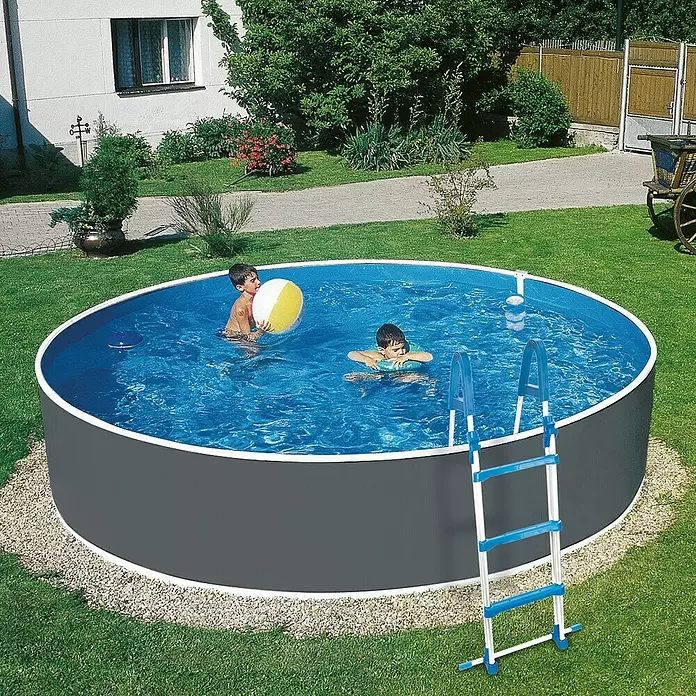 myPool Komplet za bazen - 350 x 90 cm, Zapremnina: 7.800 l - Proizvod u upotrebi