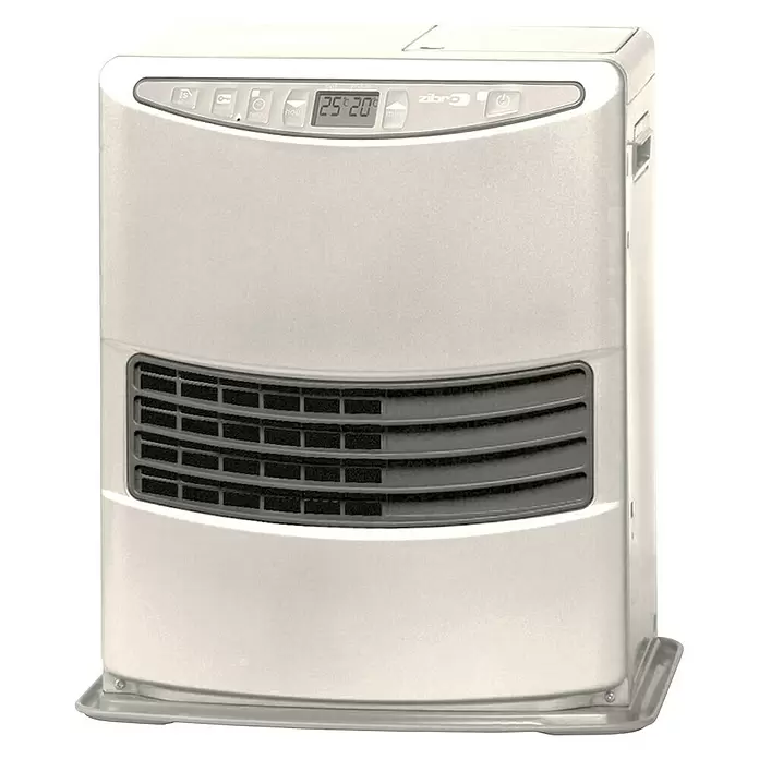 Toyotomi Estufa de parafina Zibro LC-2330 - 0,8 - 3 kW, Plateado - Vista angular