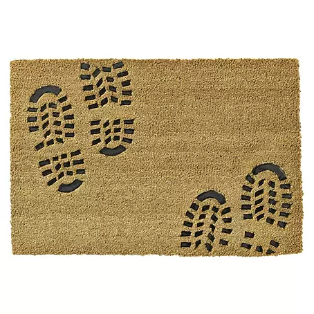 Hamat  Kokos deurmat Ruco Embossed Rubber Foot