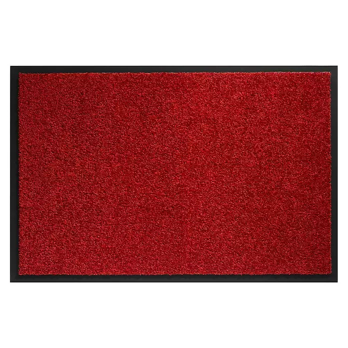 Hamat Deurmat Twister - Rood, 80 x 60 cm - Vooraanzicht