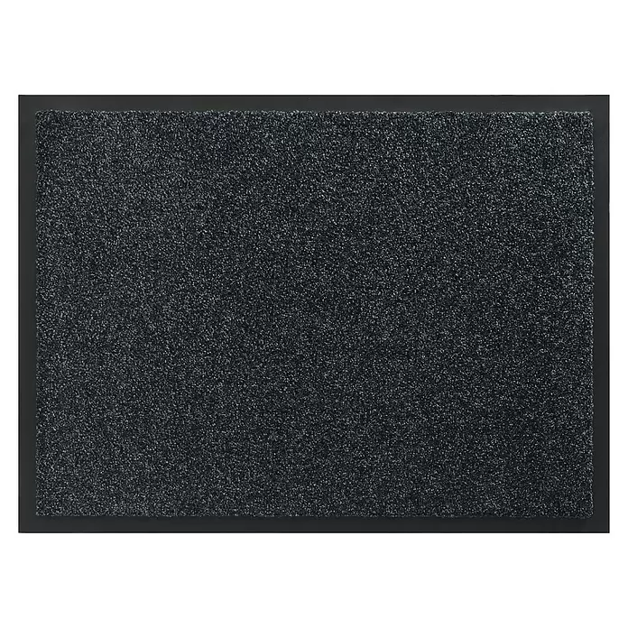 Hamat Deurmat, per meter Briljant - Grafiet, 135 cm - Vooraanzicht