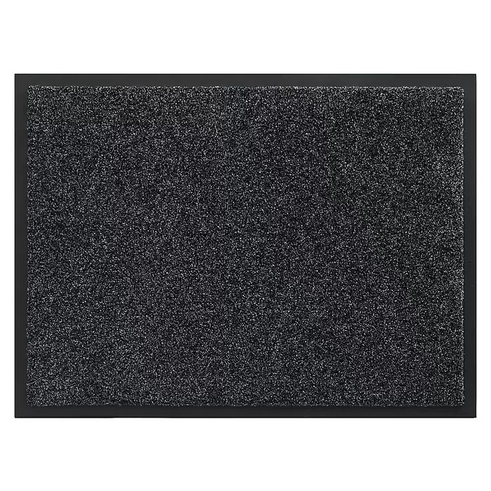 Hamat Deurmat, per meter Briljant - Breedte: 200 cm, Polypropyleen, Antraciet - Vooraanzicht