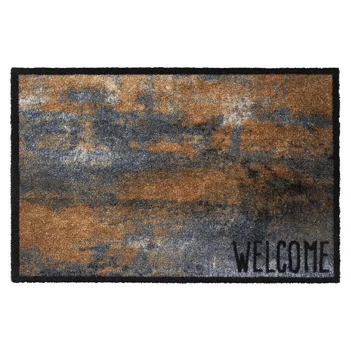 Hamat Deurmat Prestige Welcome Rust - Bruin/grijs, 75 x 50 cm - Vooraanzicht