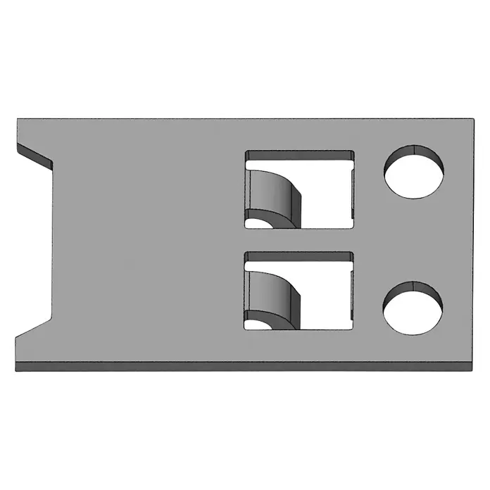 BRIGX Aushebesicherung - 4 Stk., Geeignet für: Sichtschutzstreifen - Diagonale Ansicht
