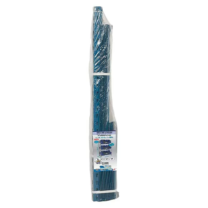 Simonrack Simonbottle Metall-Getränkekistenregal Bottleclick - L x B x H: 30 x 100 x 100 cm, Traglast: 100 kg/Boden, Anzahl Böden: 2 Stk., Grau - Vorderansicht