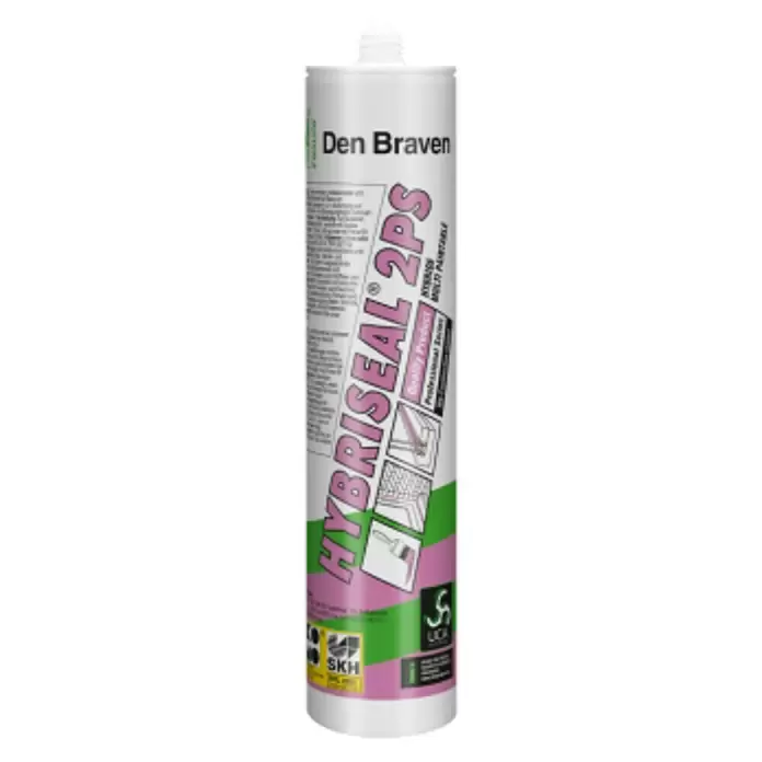 Zwaluw den Braven Glaskit Hybriseal 2PS - Polymeer, 290 ml, Grijs - Vooraanzicht