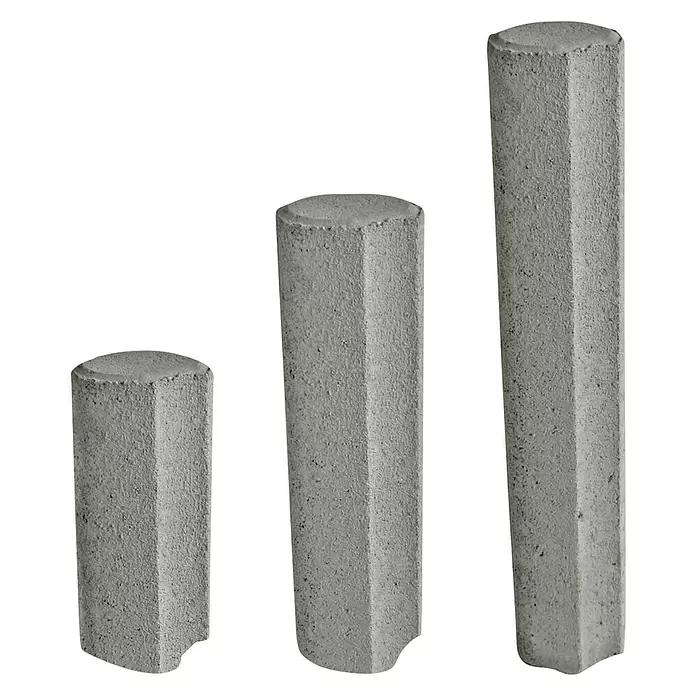 EHL Verbundpalisade - Ø x H: 11 x 40 cm, Grau, Beton - Diagonale Ansicht