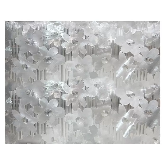 Mantel para mesa a metros Cristal Paradis - Ancho: 140 cm, Transparente - Vista frontal