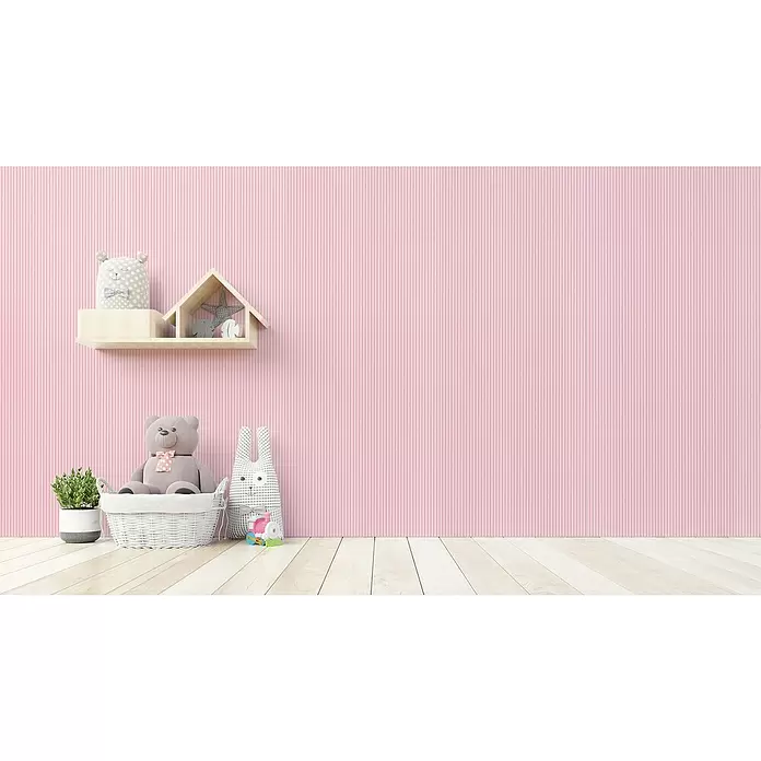 Papel pintado de vinilo autoadhesivo Raya - 90 cm x 3,3 m, 100% PVC - Foto ambiente