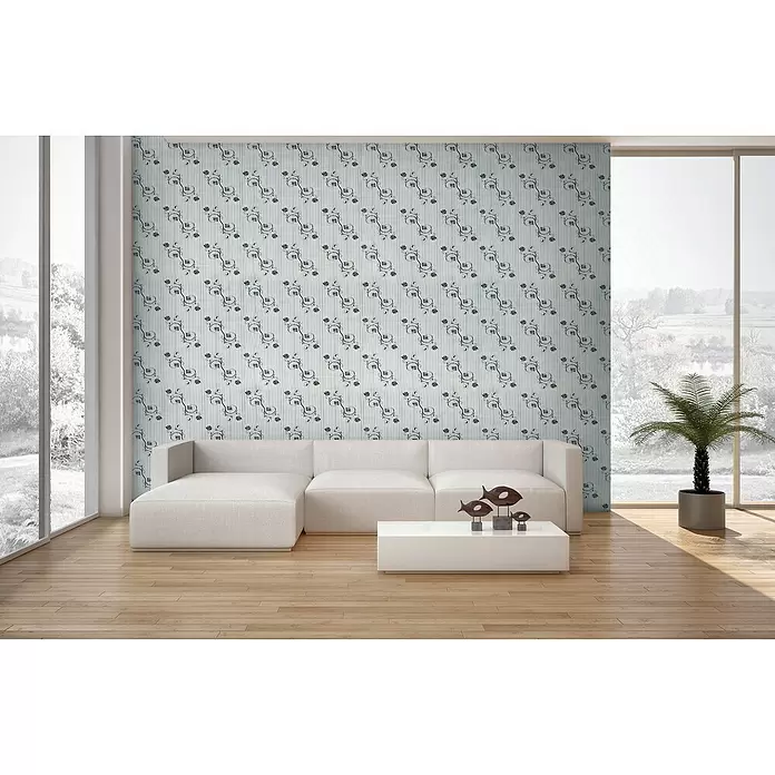 Papel pintado de vinilo autoadhesivo PF-058-1 - 90 cm x 3 m, 100% PVC - Foto ambiente
