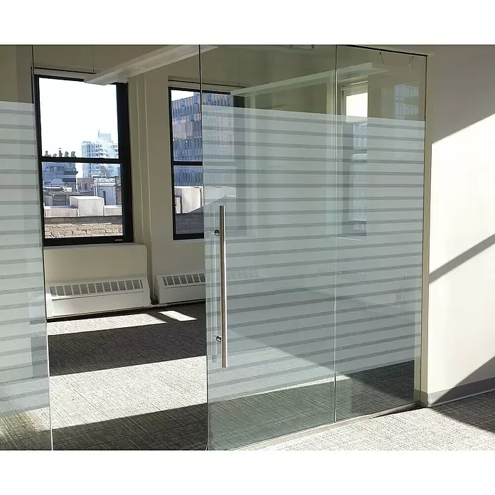 Lámina adhesiva Estático Office - 1,5 m x 46 cm, Transparente - Foto ambiente
