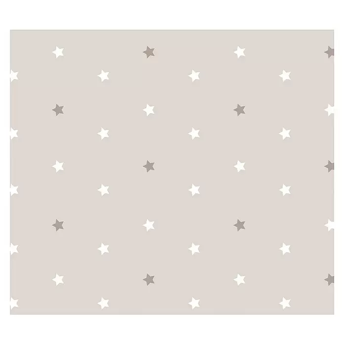 Papel pintado de vinilo autoadhesivo Daniela - 90 cm x 3 m, 100% PVC, Beige - Vista frontal