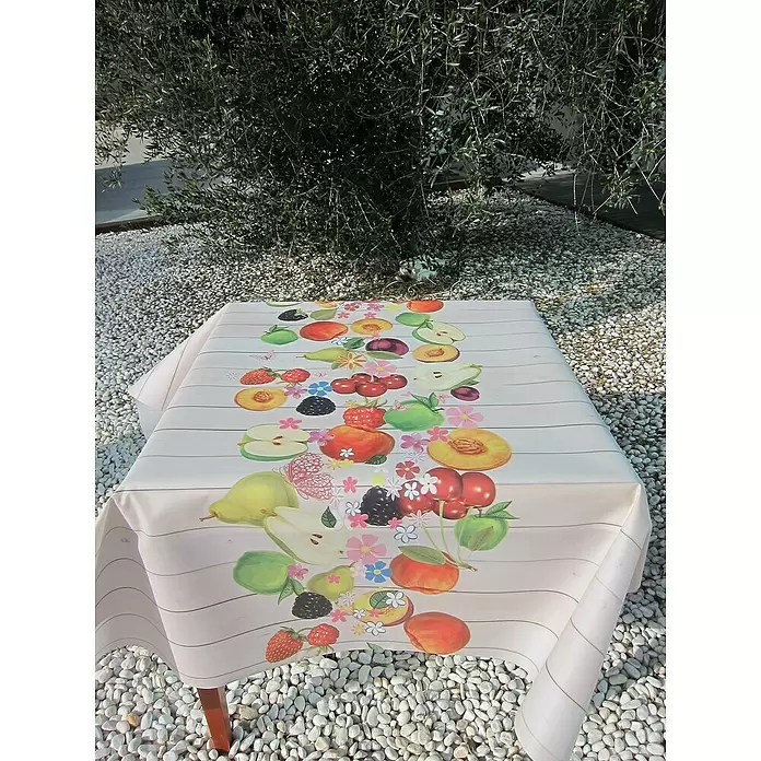 Mantel para mesa a metros Tropic - Ancho: 137 cm, Multicolor - Foto ambiente