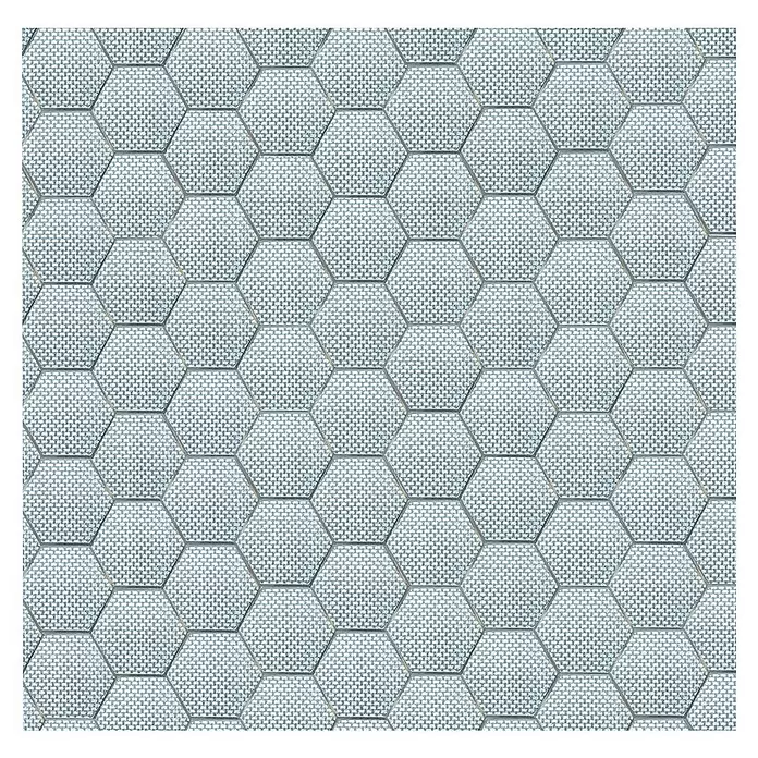 Lámina adhesiva al corte gofrado fix Hexagon - Ancho: 46 cm - Vista frontal