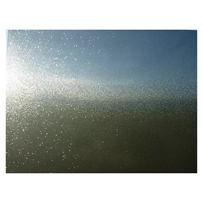 Lámina adhesiva al corte Estático protección solar Square Grey - Ancho: 92 cm - Vista frontal