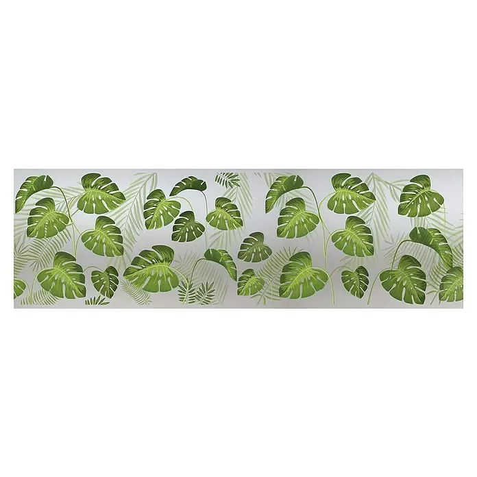 Lámina adhesiva Hoja - 1,5 m x 46 cm, Verde/Transparente - Vista frontal