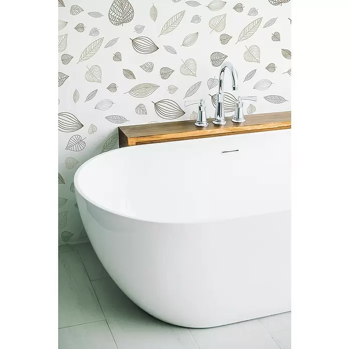 Papel pintado de vinilo autoadhesivo Hojas - 90 cm x 3 m, 100% PVC - Foto ambiente