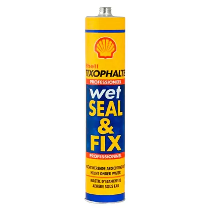 Shell Lijm- en afdichtingskit Tixophalte Wet - 310 ml, Zwart - Vooraanzicht