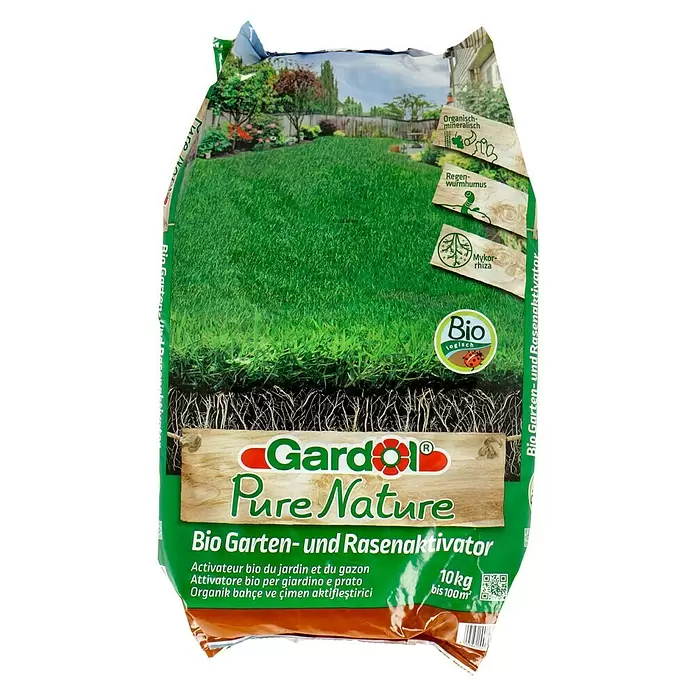 Gardol Pure Nature Garten- & Rasenaktivator Bio - 10 kg, Inhalt ausreichend für ca.: 100 m² - Vorderansicht