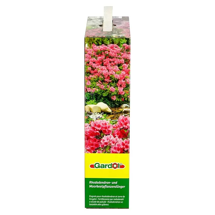 Gardol Rhododendrondünger - 2,5 kg, Inhalt ausreichend für ca.: 60 m² - Linke Seitenansicht
