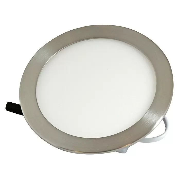 Eglo Fueva 5 LED-Einbauleuchte rund Fueva 5 - 10,5 W, Ø x H: 16,6 cm x 2,6 mm, Neutralweiß - Diagonale Ansicht