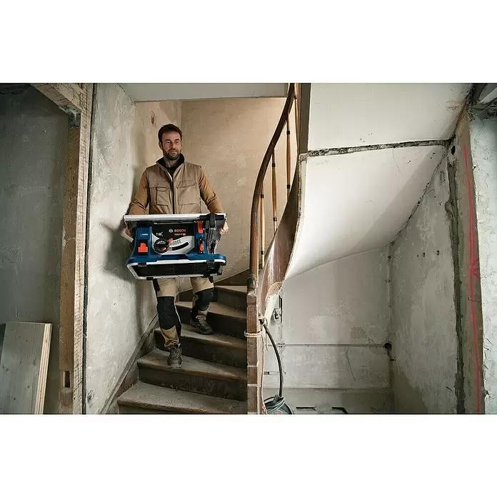Bosch Professional Biturbo Akku-Tischkreissäge GTS 18V-216 - 18 V, Ohne Akku, Durchmesser Sägeblatt: 216 mm, Ohne Sägetisch - Anwendungsbeispiel
