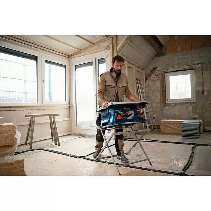 Bosch Professional Biturbo Akku-Tischkreissäge GTS 18V-216 - 18 V, Ohne Akku, Durchmesser Sägeblatt: 216 mm, Ohne Sägetisch - Anwendungsbeispiel