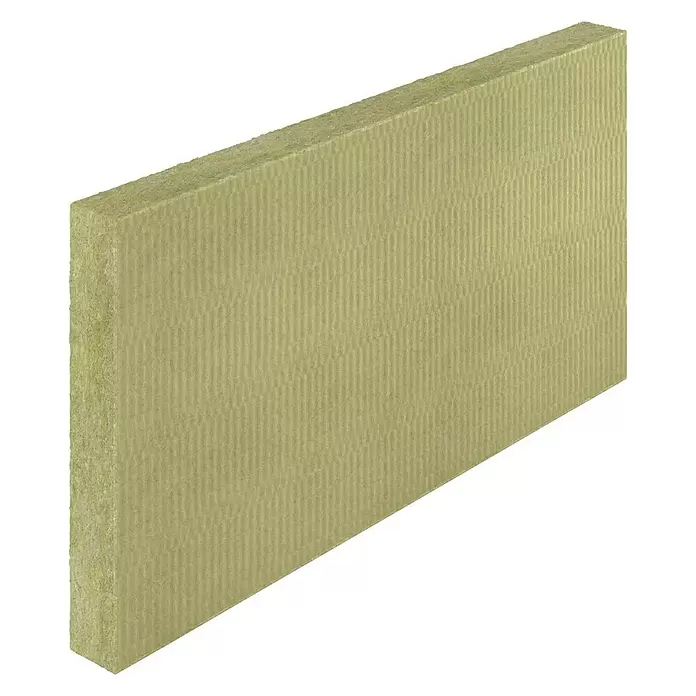 Rockwool Steenwol RockSono Base - 120 x 60 x 9 cm - Diagonaal zicht