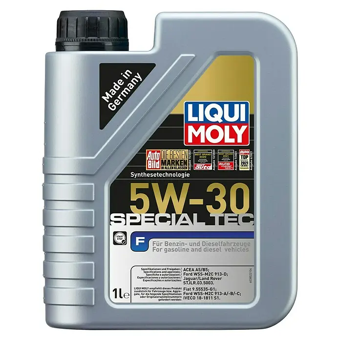 Liqui Moly Motoröl Special Tec F - 5W-30, A5/B5, 1 l - Vorderansicht