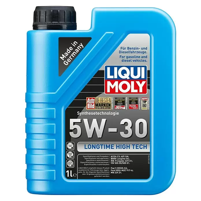 Liqui Moly Motoröl Longtime High Tech - 5W-30, C3, 1 l - Vorderansicht