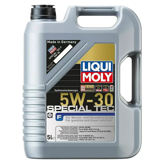Liqui Moly Motoröl Special Tec F - 5W-30, A5/B5, 5 l - Vorderansicht
