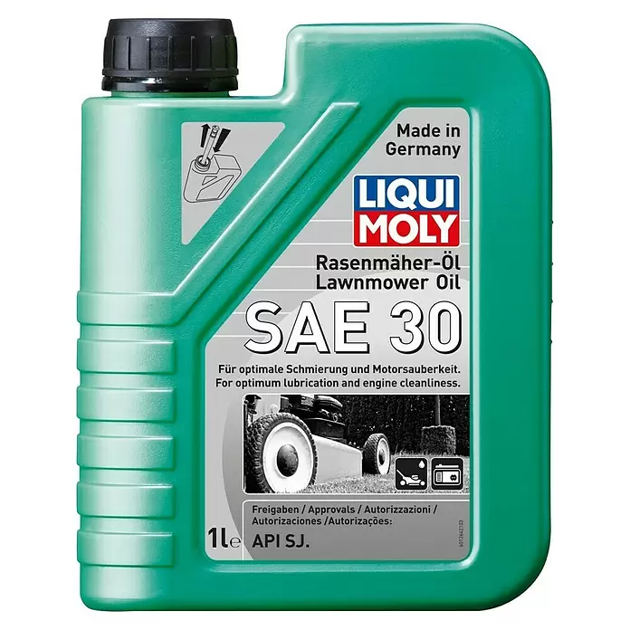 Liqui Moly Gartengeräte-Öl SAE 30 für Rasenmäher - SAE 30, 1 l - Vorderansicht