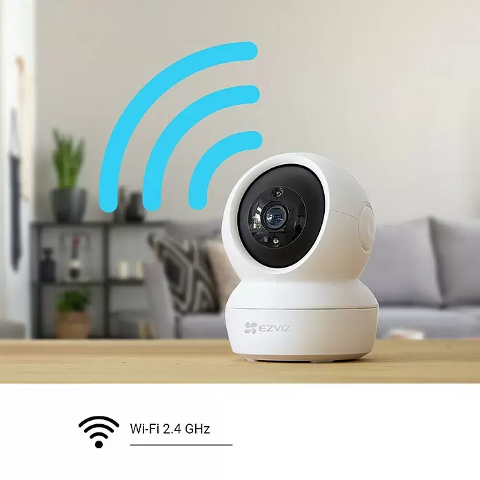 EZVIZ Cámara de vigilancia C6N - Ángulo de detección: 360 °, Alcance de detección: 10 m (infrarrojo) - Producto en uso