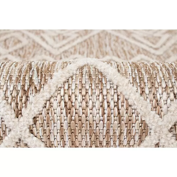Outdoor-Teppich Malibu - Beige, 230 x 160 cm, 100 % Polypropylen - Detailaufnahme