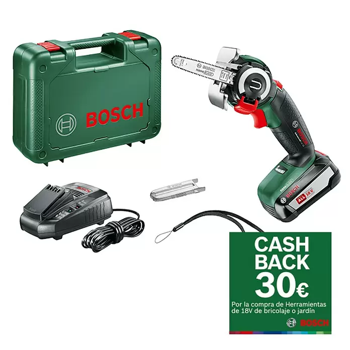 Bosch 18 V Power for All Sierra NanoBlade AdvancedCut 18 - Número de revoluciones de marcha en vacío: 7.000 r.p.m., 18 V, 1 batería - Vista angular