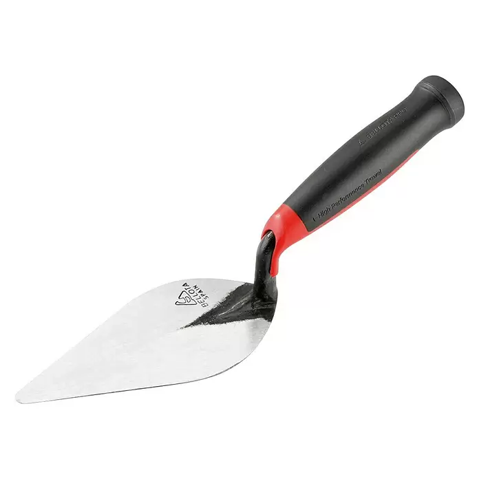 Bellota Paleta de albañilería TRF02BM - Largo: 135 mm, Acero, En punta - Vista angular