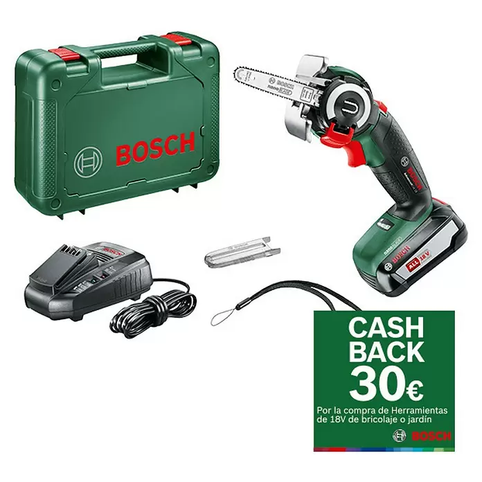 Bosch 18 V Power for All Sierra NanoBlade AdvancedCut 18 - Número de revoluciones de marcha en vacío: 7.000 r.p.m., 18 V, 1 batería - Vista angular