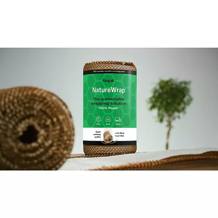 Ranpak Luftpolsterpapier NatureWrap - L x B: 10 m x 35 cm - Stimmungsaufnahme