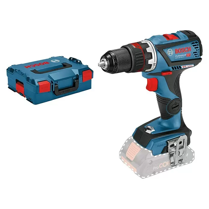 Bosch Professional Accuschroefboormachine GSR 18V-60 FC - 18 V, Excl. accu, 0 tpm - 1.900 tpm, Zonder accessoires - Diagonaal zicht