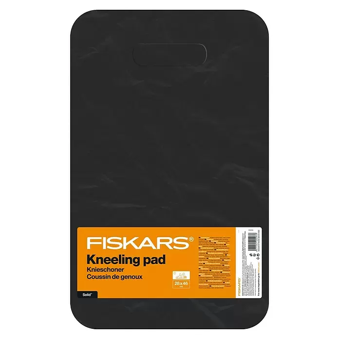 Fiskars Solid Kniekissen - Schwarz - Vorderansicht