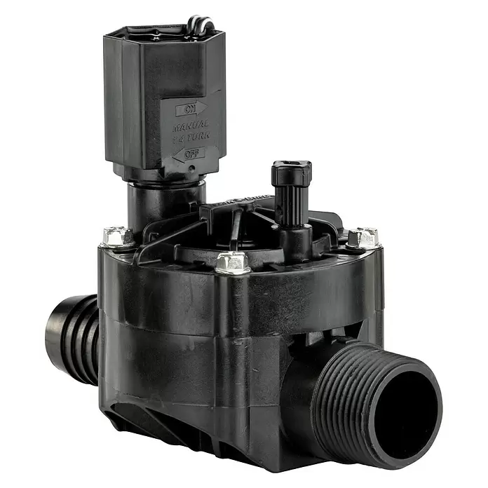 Rain Bird Magnetventil HV CPHVVBSPMM - Außengewinde: 1″ - Diagonale Ansicht